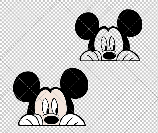 Mickey Mouse 010, Svg, Dxf, Eps, Png SvgShopArt
