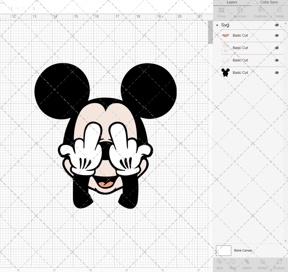 Mickey Mouse 011, Svg, Dxf, Eps, Png SvgShopArt