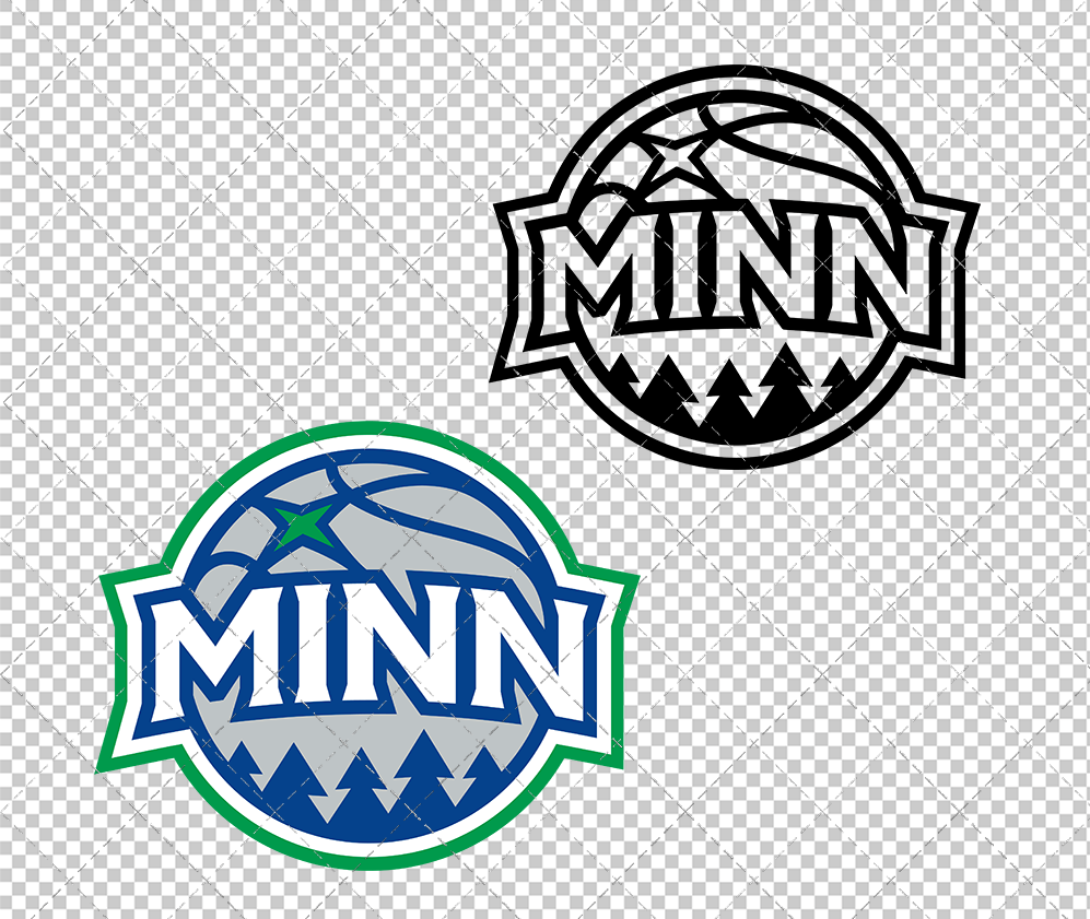Minnesota Timberwolves Alternate 2026 002, Svg, Dxf, Eps, Png - SvgShopArt