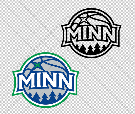 Minnesota Timberwolves Alternate 2026 002, Svg, Dxf, Eps, Png - SvgShopArt