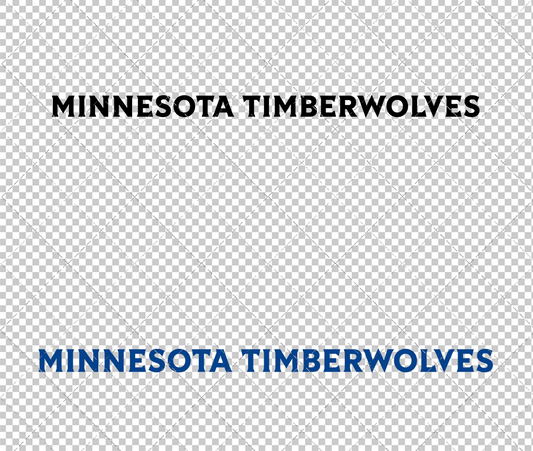 Minnesota Timberwolves Wordmark 2026 002, Svg, Dxf, Eps, Png - SvgShopArt