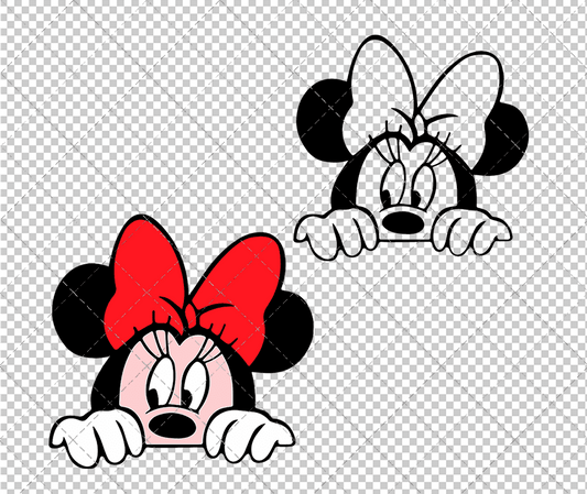 Minnie Mouse 009, Svg, Dxf, Eps, Png SvgShopArt