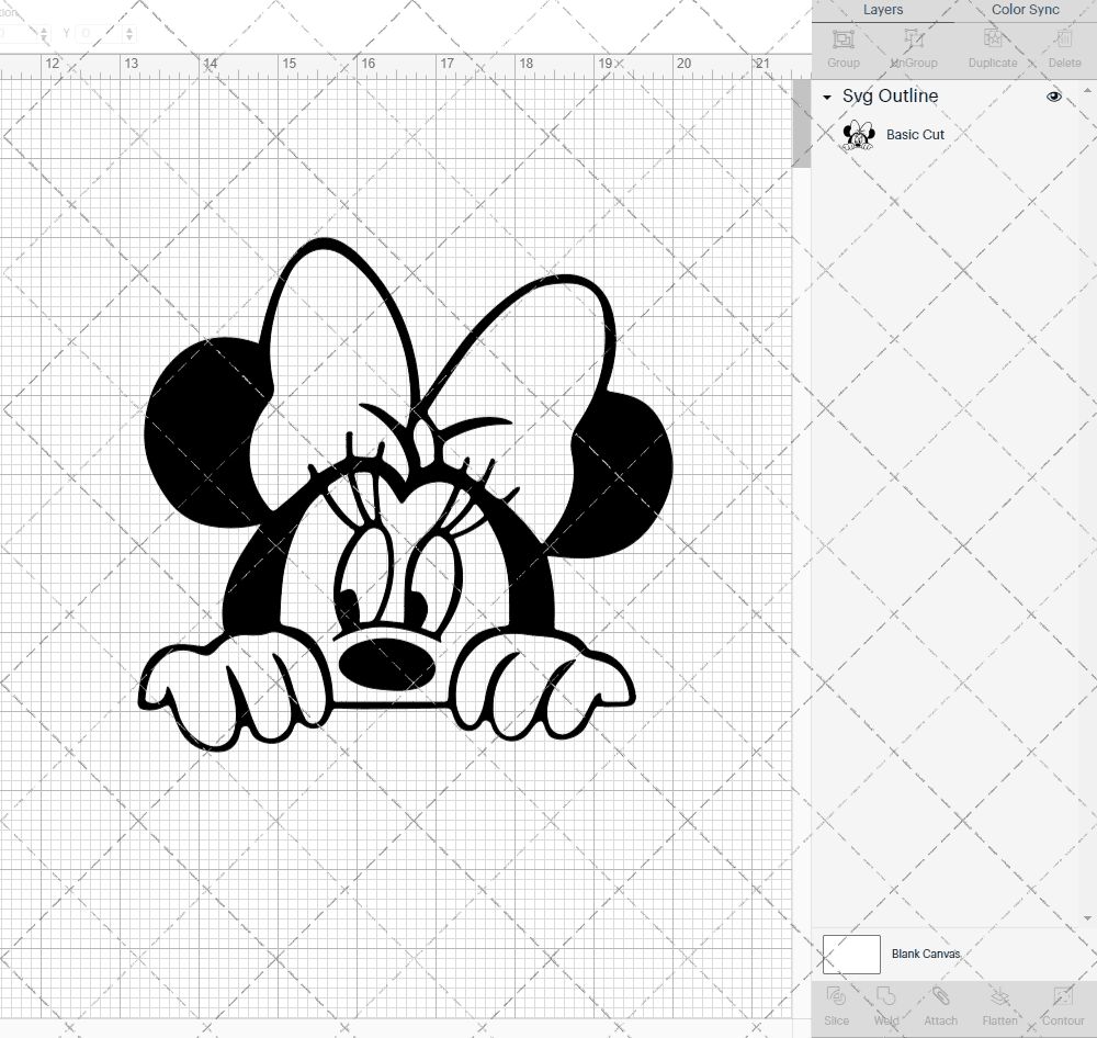 Minnie Mouse 009, Svg, Dxf, Eps, Png SvgShopArt