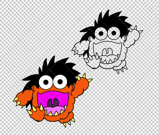 Moe the Monster - Ryans World, Svg, Dxf, Eps, Png SvgShopArt