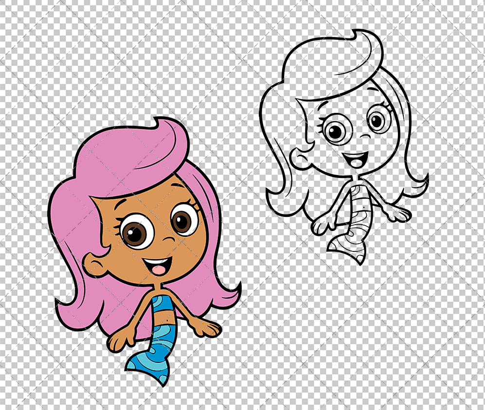 Molly - Bubble Guppies, Svg, Dxf, Eps, Png SvgShopArt