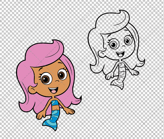 Molly - Bubble Guppies, Svg, Dxf, Eps, Png SvgShopArt