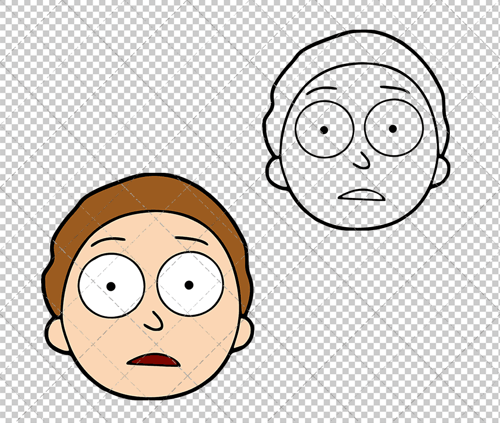 Morty - Rick and Morty, Svg, Dxf, Eps, Png SvgShopArt
