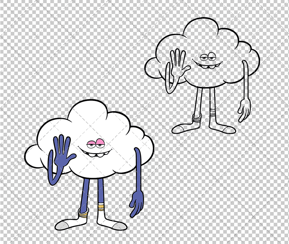 Mr Cloud Guy - Trolls, Svg, Dxf, Eps, Png SvgShopArt