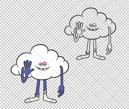 Mr Cloud Guy - Trolls, Svg, Dxf, Eps, Png SvgShopArt