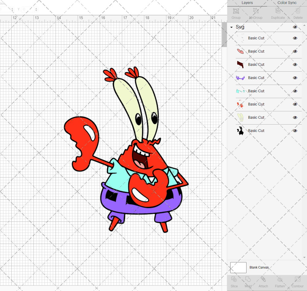Mr Krabs - SpongeBob SquarePants 003, Svg, Dxf, Eps, Png SvgShopArt