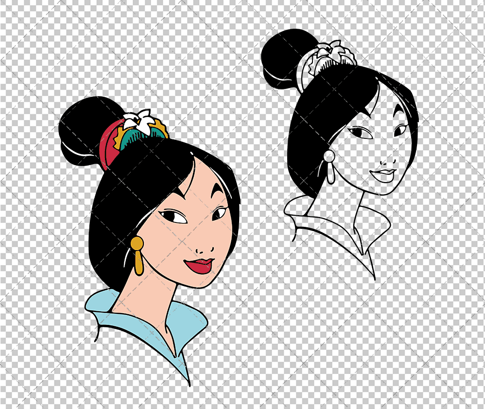 Mulan, Svg, Dxf, Eps, Png SvgShopArt