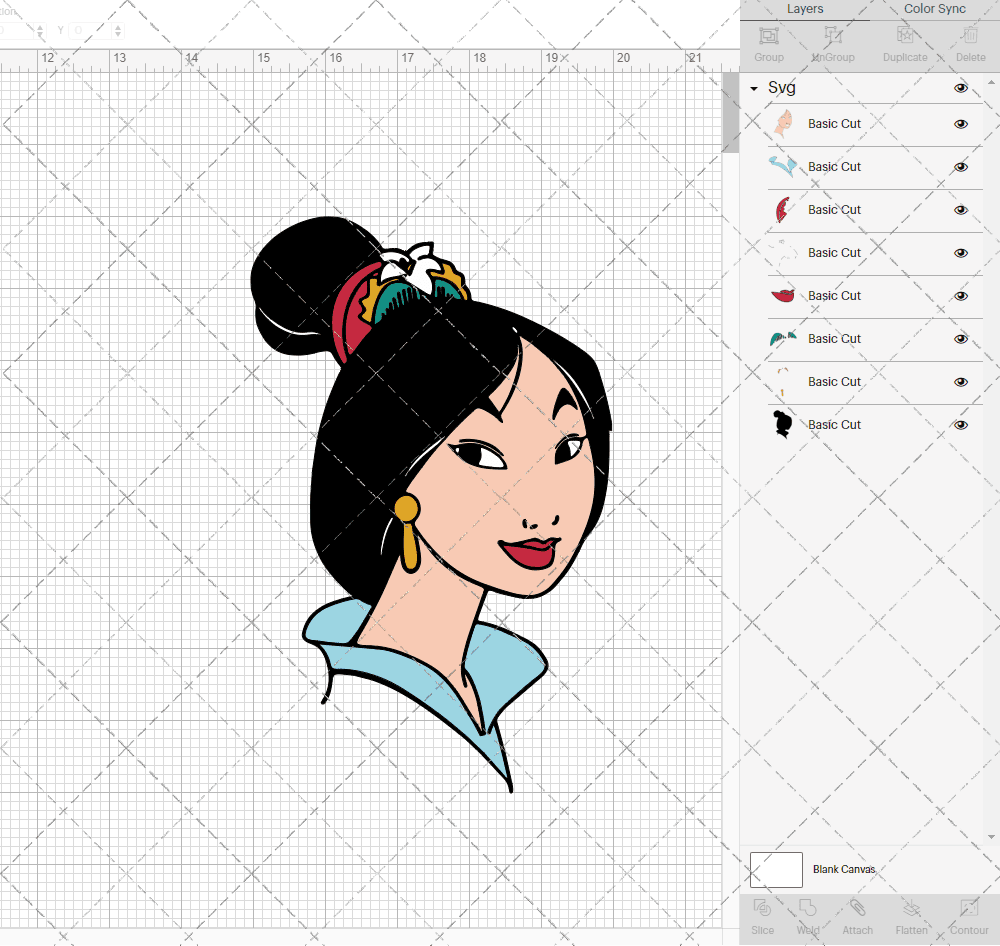 Mulan, Svg, Dxf, Eps, Png SvgShopArt
