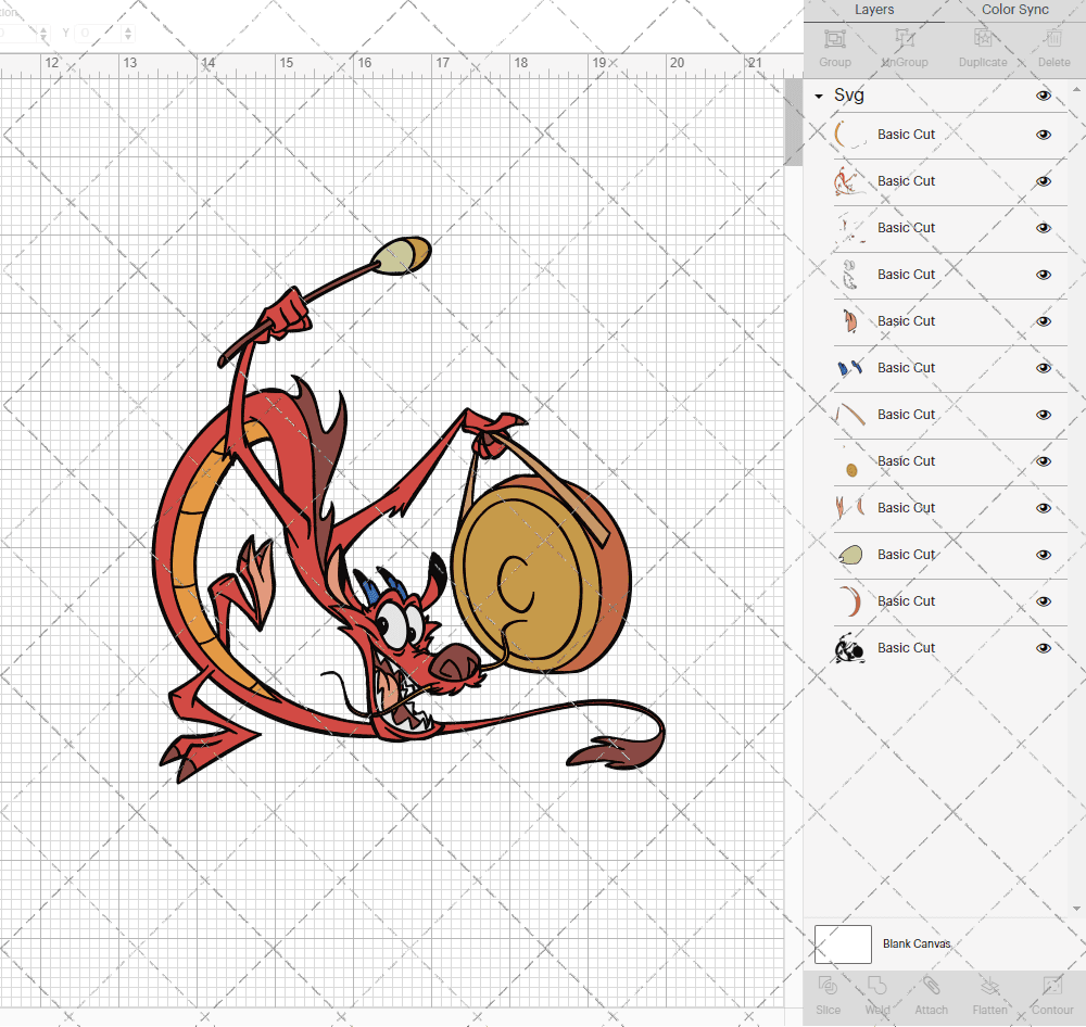 Mushu - Mulan, Svg, Dxf, Eps, Png SvgShopArt