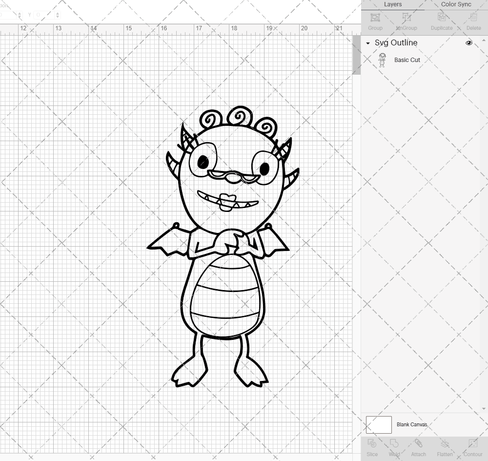 Nan-Oh - Henry Hugglemonster, Svg, Dxf, Eps, Png SvgShopArt