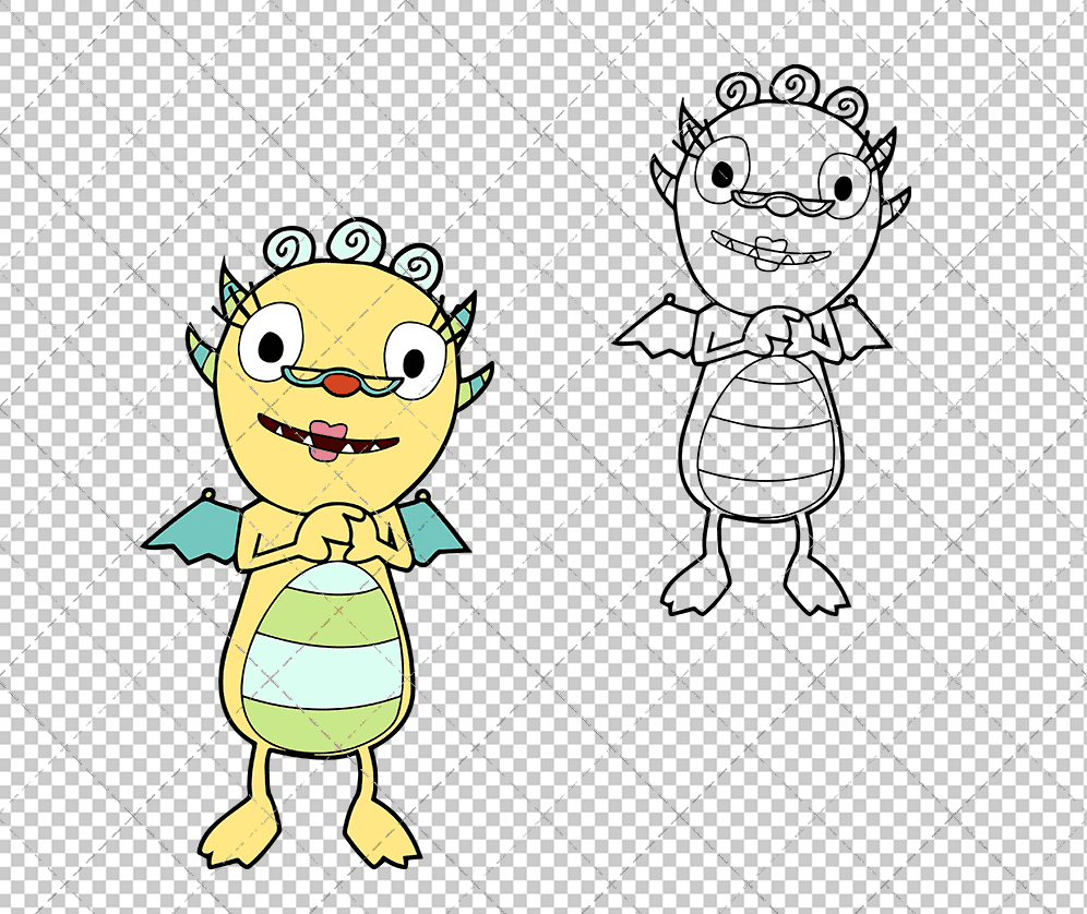 Nan-Oh - Henry Hugglemonster, Svg, Dxf, Eps, Png SvgShopArt