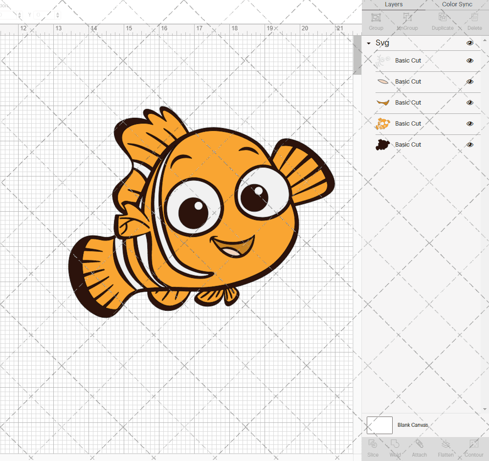 Nemo - Finding Nemo 002, Svg, Dxf, Eps, Png SvgShopArt