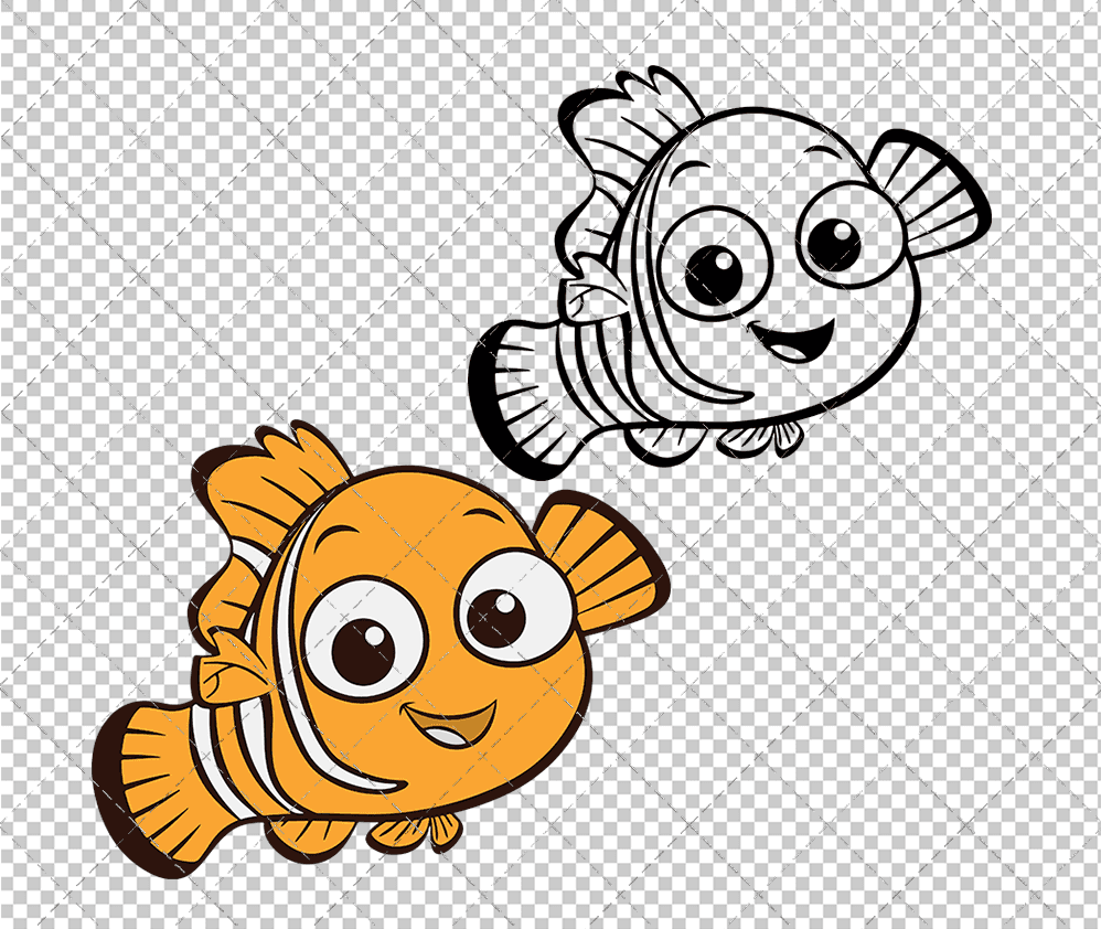 Nemo - Finding Nemo 002, Svg, Dxf, Eps, Png SvgShopArt