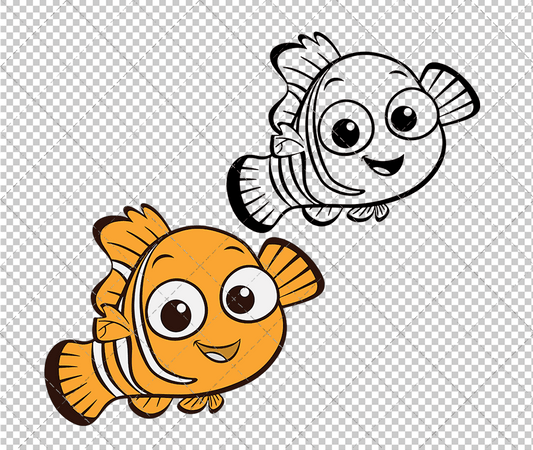 Nemo - Finding Nemo 002, Svg, Dxf, Eps, Png SvgShopArt