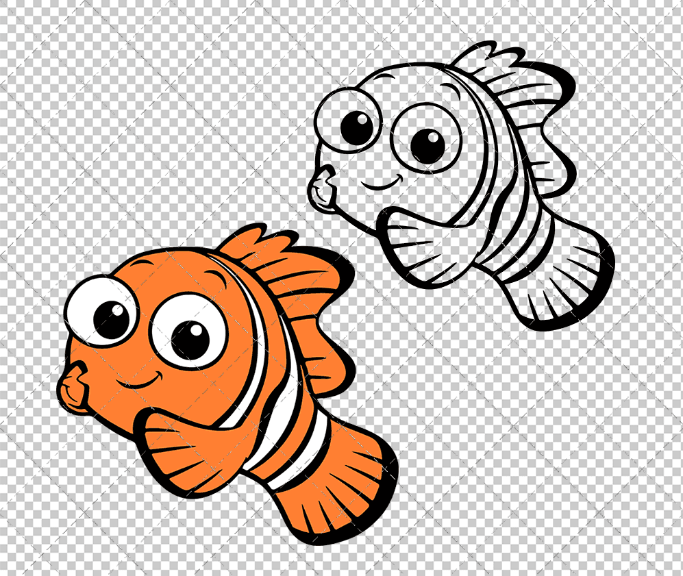 Nemo - Finding Nemo, Svg, Dxf, Eps, Png SvgShopArt