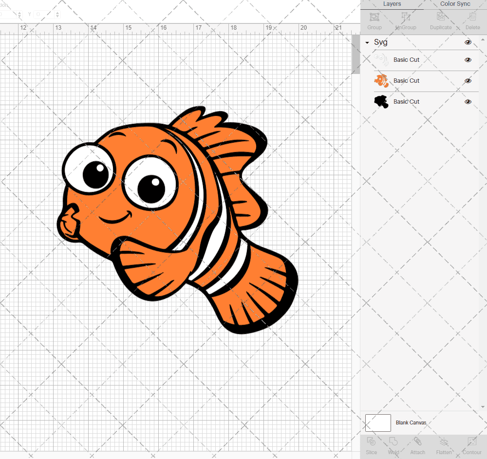 Nemo - Finding Nemo, Svg, Dxf, Eps, Png SvgShopArt