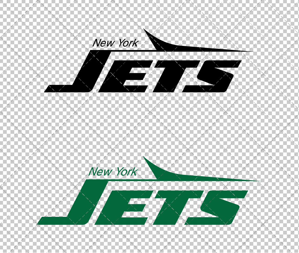 New York Jets Alternate 1980, Svg, Dxf, Eps, Png - SvgShopArt