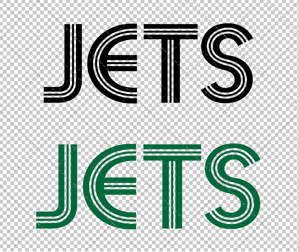 New York Jets Wordmark 1972, Svg, Dxf, Eps, Png - SvgShopArt
