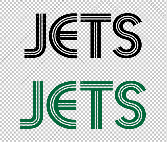 New York Jets Wordmark 1972, Svg, Dxf, Eps, Png - SvgShopArt