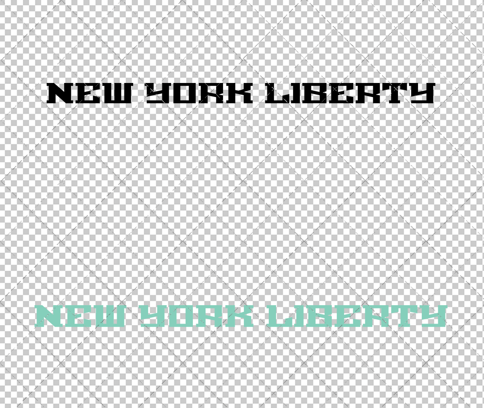 New York Liberty Wordmark 2020 002, Svg, Dxf, Eps, Png - SvgShopArt