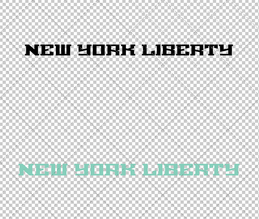 New York Liberty Wordmark 2020 002, Svg, Dxf, Eps, Png - SvgShopArt