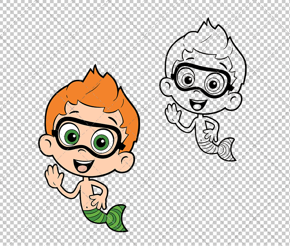 Nonny - Bubble Guppies, Svg, Dxf, Eps, Png SvgShopArt