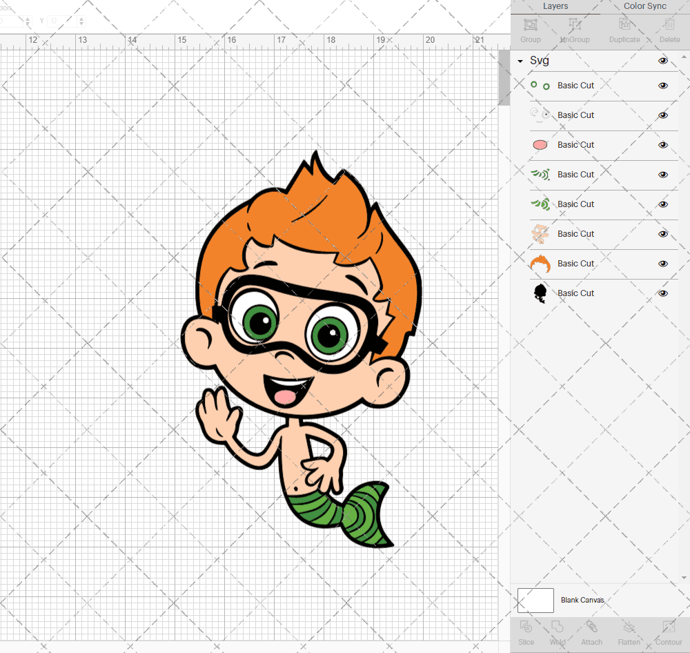 Nonny - Bubble Guppies, Svg, Dxf, Eps, Png SvgShopArt