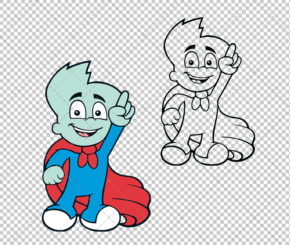 Pajama Sam, Svg, Dxf, Eps, Png SvgShopArt