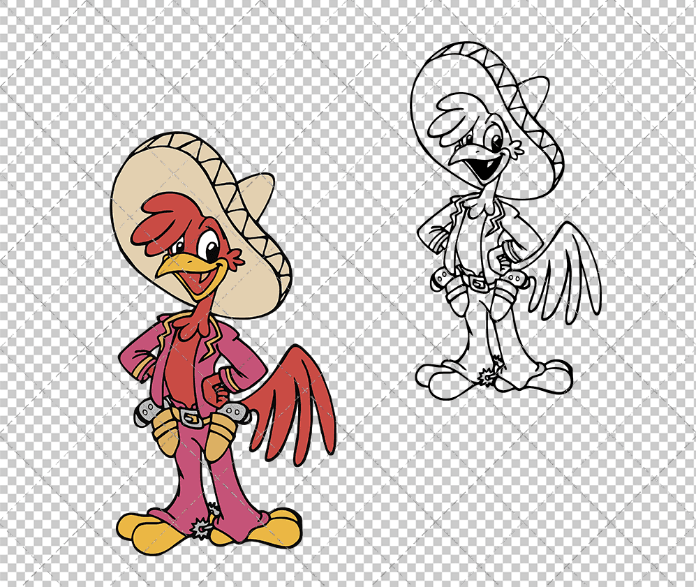 Panchito Pistoles, Svg, Dxf, Eps, Png SvgShopArt
