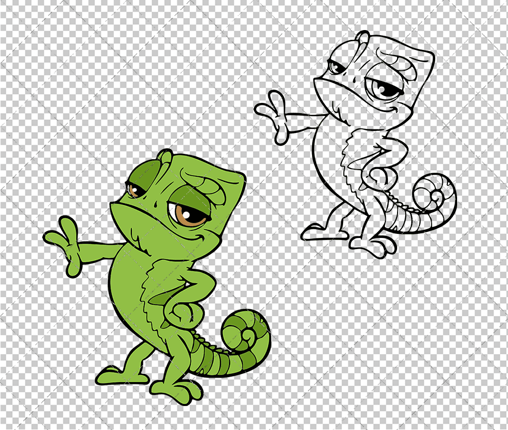 Pascal - Tangled, Svg, Dxf, Eps, Png SvgShopArt