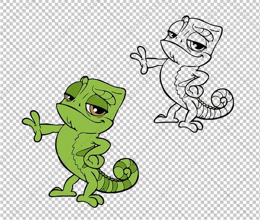 Pascal - Tangled, Svg, Dxf, Eps, Png SvgShopArt