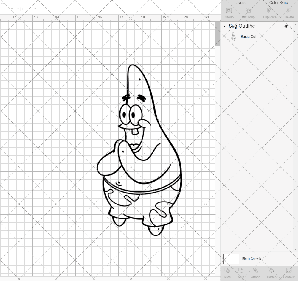 Patrick Star - SpongeBob SquarePants 004, Svg, Dxf, Eps, Png SvgShopArt