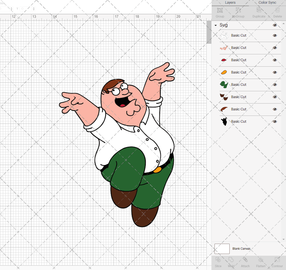 Peter Griffin - Family Guy, Svg, Dxf, Eps, Png SvgShopArt