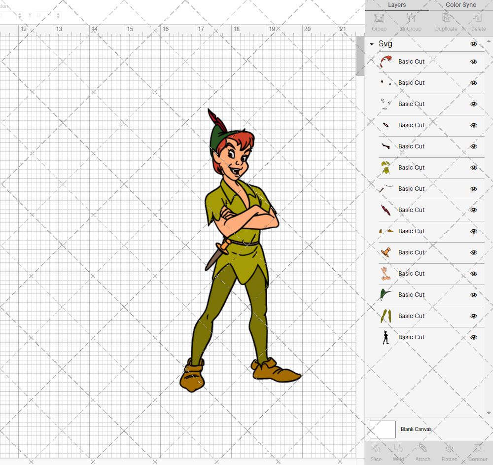 Peter Pan, Svg, Dxf, Eps, Png SvgShopArt