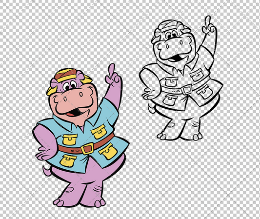 Peter Potamus, Svg, Dxf, Eps, Png SvgShopArt