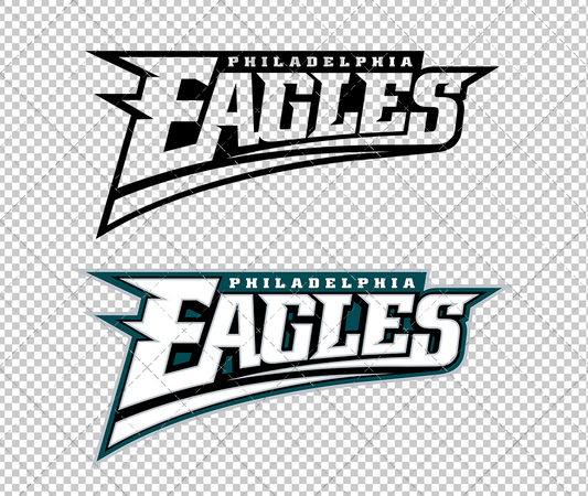 Philadelphia Eagles Wordmark 1996 004, Svg, Dxf, Eps, Png - SvgShopArt