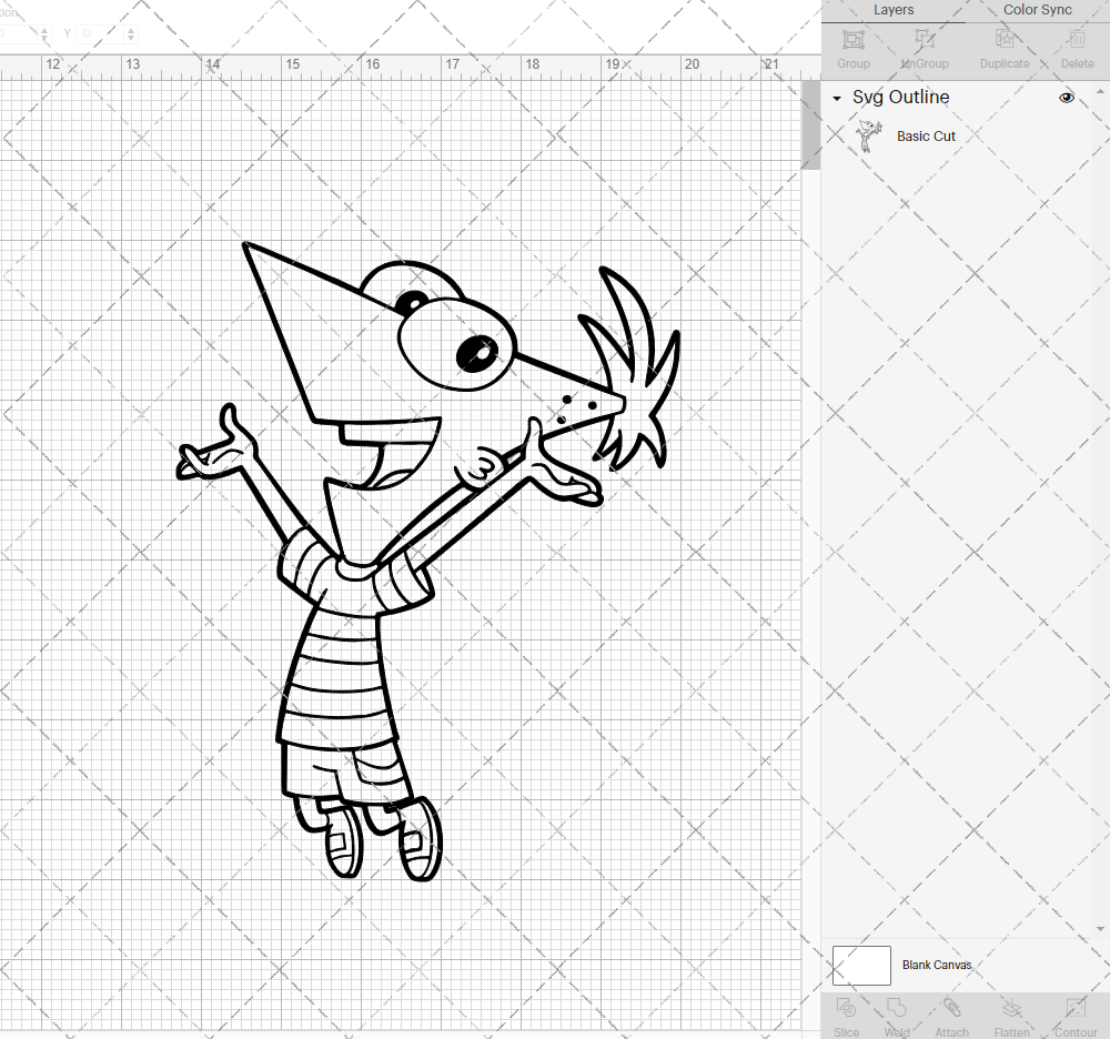 Phineas Flynn - Phineas and Ferb 002, Svg, Dxf, Eps, Png SvgShopArt