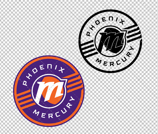 Phoenix Mercury 2026, Svg, Dxf, Eps, Png - SvgShopArt