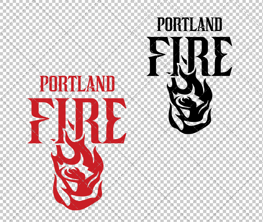 Portland Fire 2026, Svg, Dxf, Eps, Png - SvgShopArt
