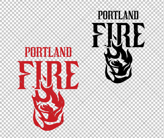 Portland Fire 2026, Svg, Dxf, Eps, Png - SvgShopArt