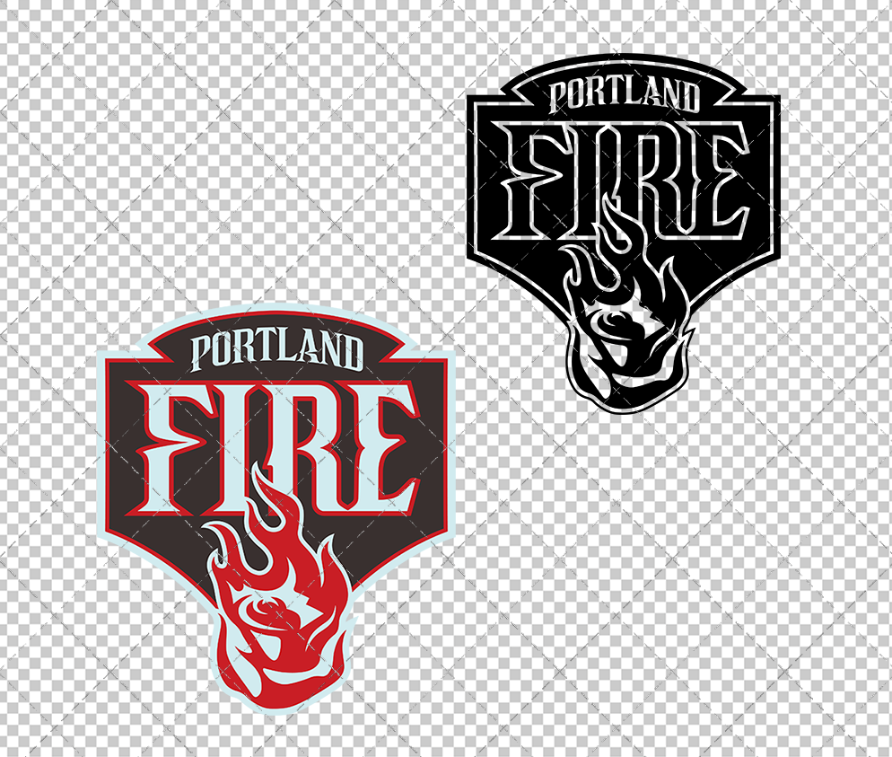 Portland Fire Concept 2025, Svg, Dxf, Eps, Png - SvgShopArt