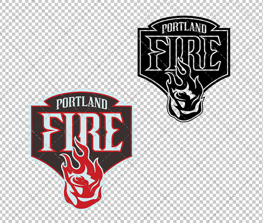 Portland Fire Concept 2025, Svg, Dxf, Eps, Png - SvgShopArt