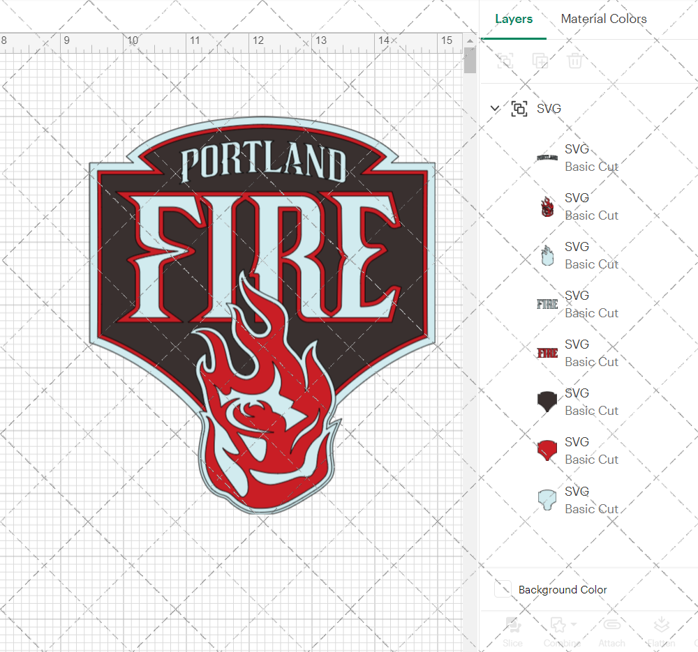 Portland Fire Concept 2025, Svg, Dxf, Eps, Png - SvgShopArt