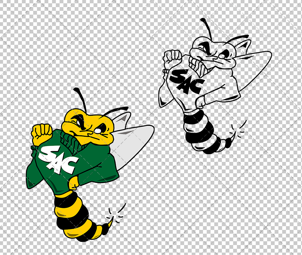 Sacramento State Hornets 1991, Svg, Dxf, Eps, Png - SvgShopArt