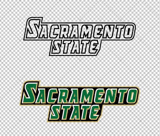 Sacramento State Hornets Wordmark 2004, Svg, Dxf, Eps, Png - SvgShopArt