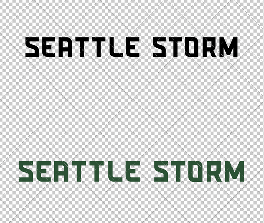 Seattle Storm Wordmark 2021 002, Svg, Dxf, Eps, Png - SvgShopArt